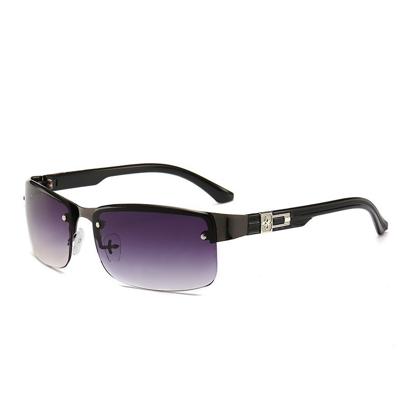 Damen stilvolle quadratische Sonnenbrille mit vergoldeten Akzenten Brehn