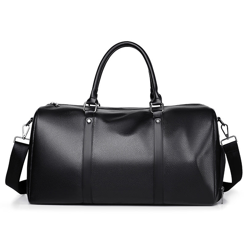 Premium Leder Reise Duffle Brehn