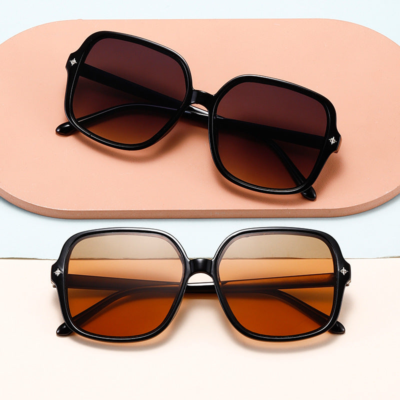 Damen elegante quadratische Sonnenbrille Brehn