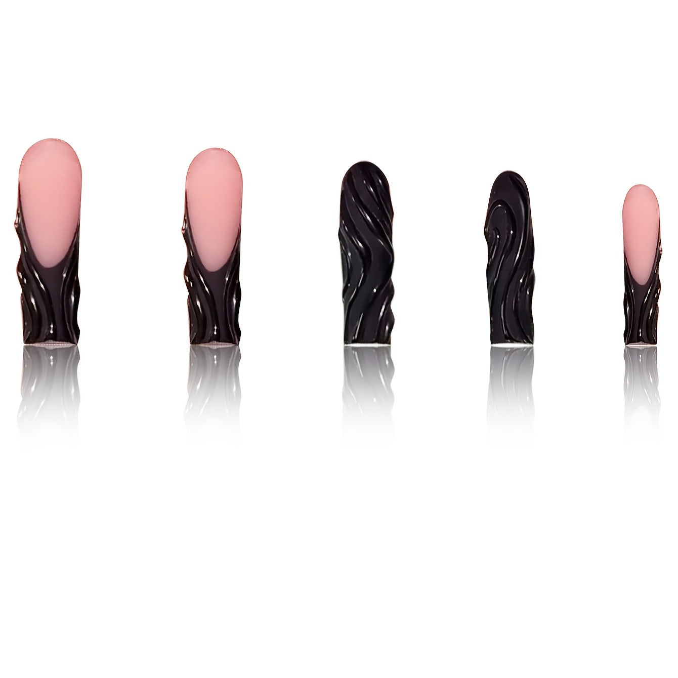 Künstlerische lange Acrylnagelverlängerungen Brehn