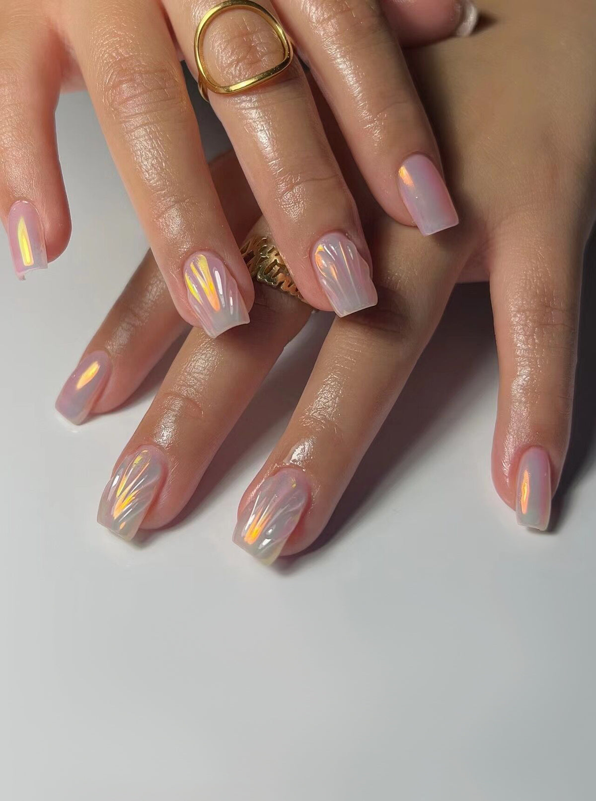 Künstlerische Gel-Nagelerweiterungen Brehn