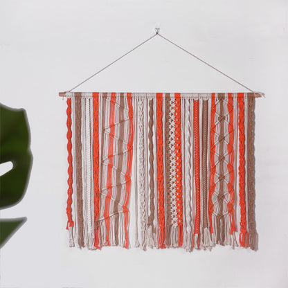 Wandbehang aus geflochtenem Material Brehn