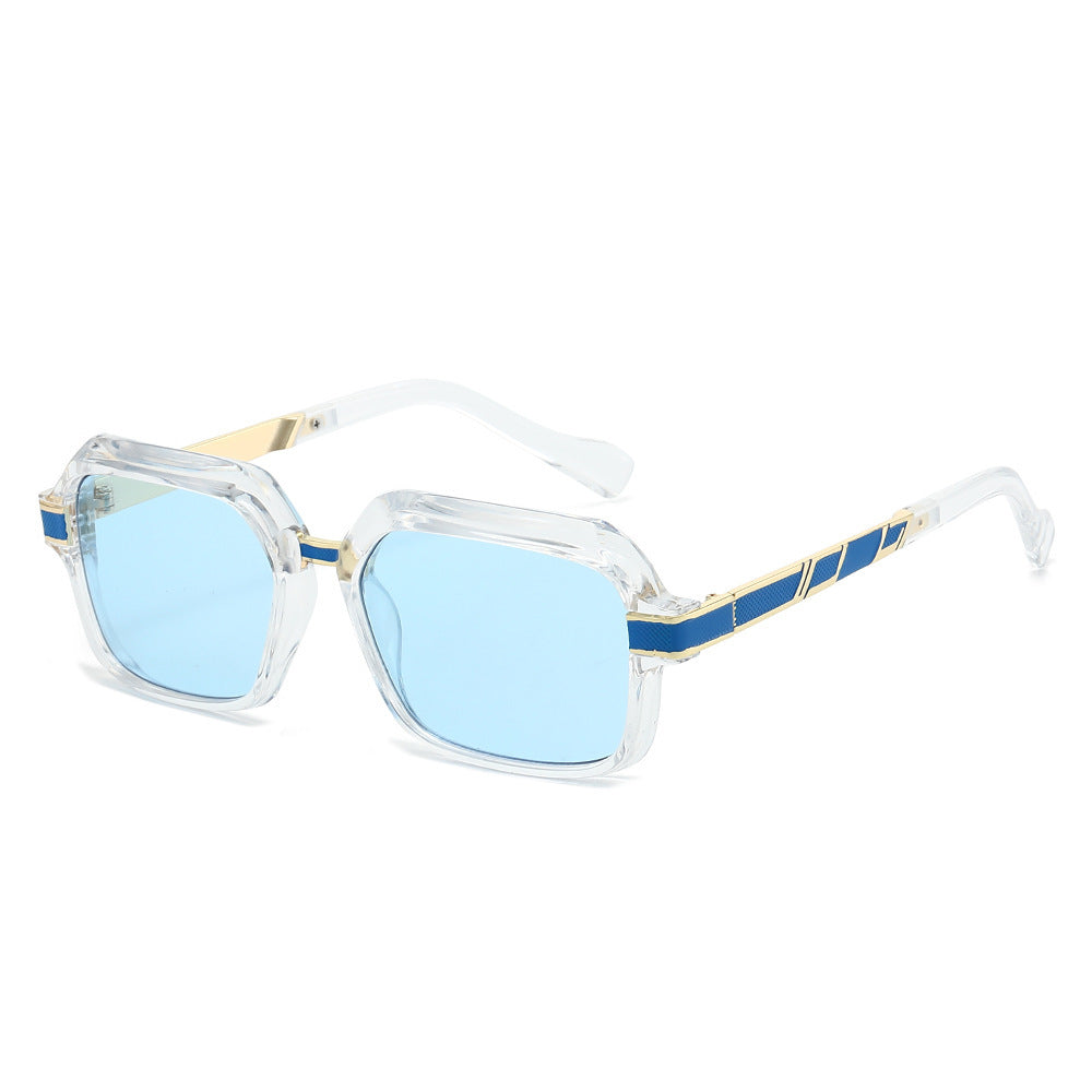 High-Style Geometrische Quadratische Rahmen Sonnenbrille Brehn