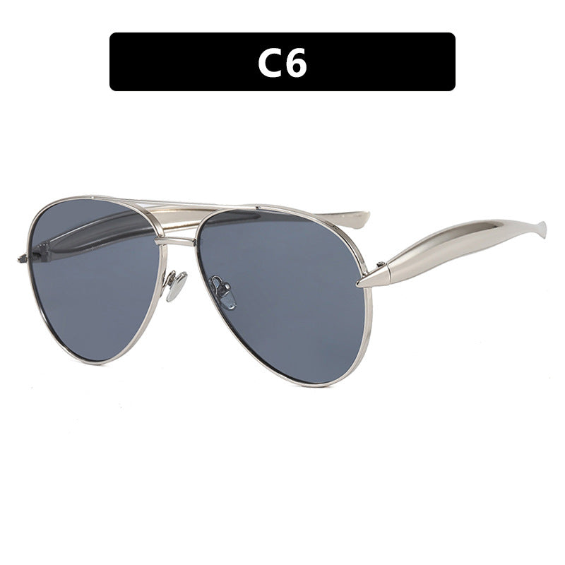 Damen Piloten-Sonnenbrille mit eleganten Akzenten und schützendem UV-Filter Brehn