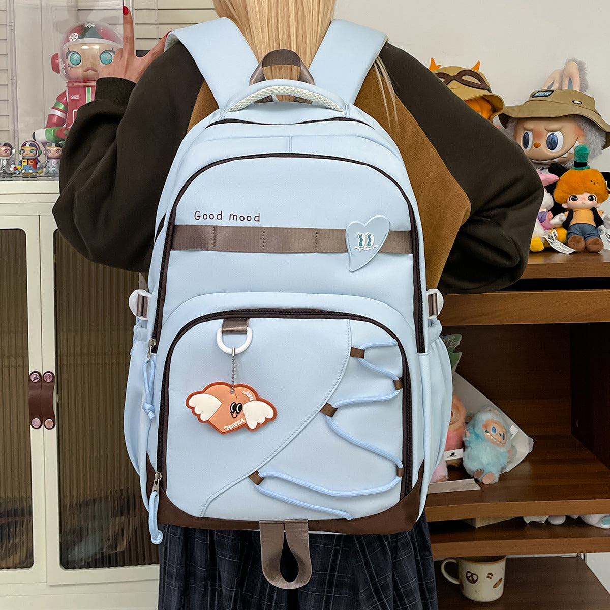 Rucksack mit Stilvollem Design und Praktischen Außenfächern Brehn