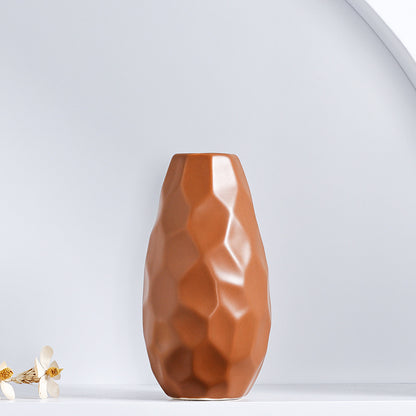 Einzigartige geometrische Keramikvase Brehn