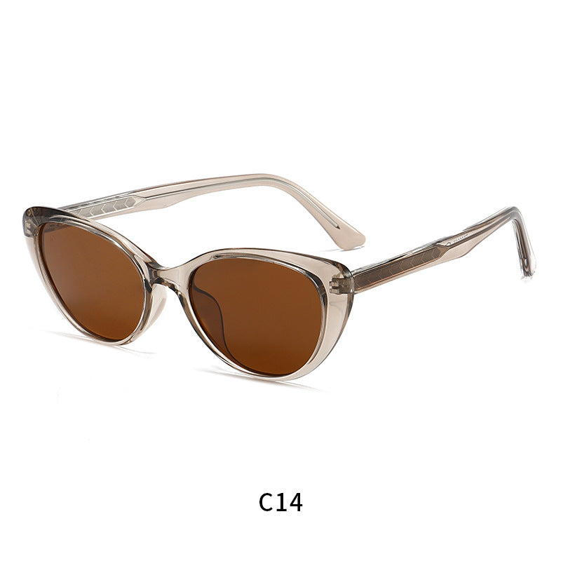 Damen Cat-Eye Sonnenbrille mit luxuriösen, getönten Gläsern und stilvollem Rahmen Brehn