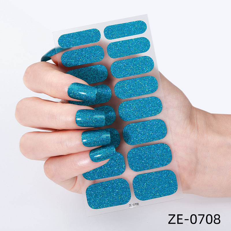Glitter-Finish-Nagelüberzüge