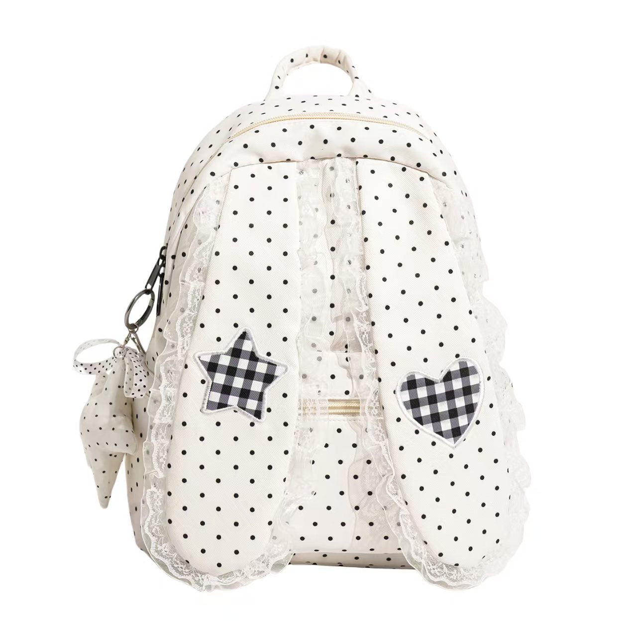 Rucksack mit Verspieltem Design und Charmanten Applikationen Brehn