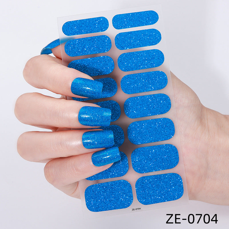 Glitter-Finish-Nagelüberzüge