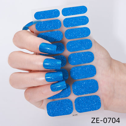 Glitter-Finish-Nagelüberzüge