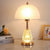 Elegante Glashaube Tischlampe