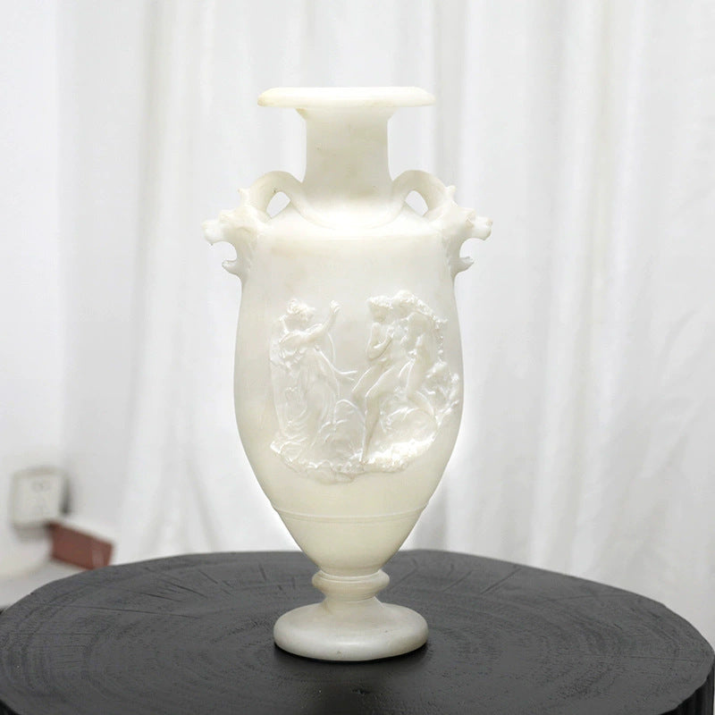 Dekorative Alabaster Kunstvase