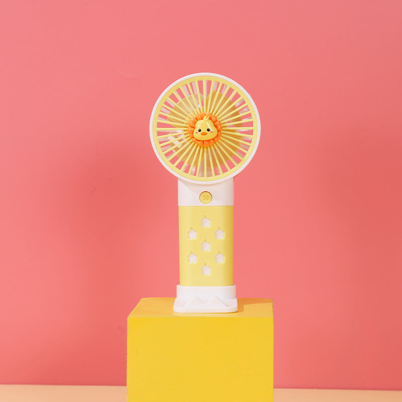 Damen Tragbarer Mini Handventilator mit niedlichem Kaninchenmotiv Brehn