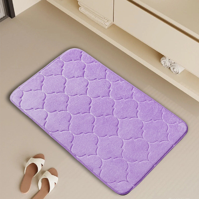 Weicher Plüsch-Memory-Foam-Badeteppich Brehn