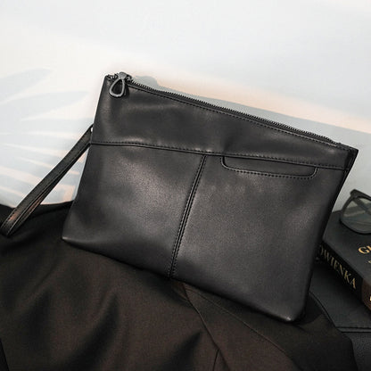 Elegante Leder-Clutch Brehn
