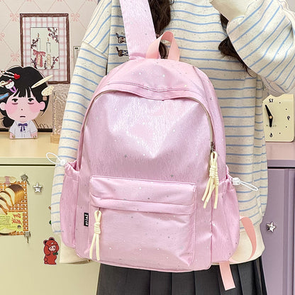 Stylische Multi-Taschen Freizeit-Rucksack mit niedlichen Akzenten Brehn