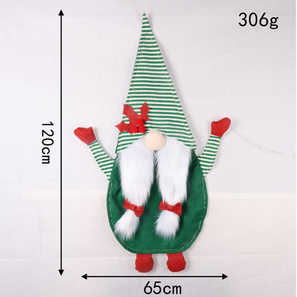 Lustiger Weihnachtsstrumpf mit Grinch-Motiv