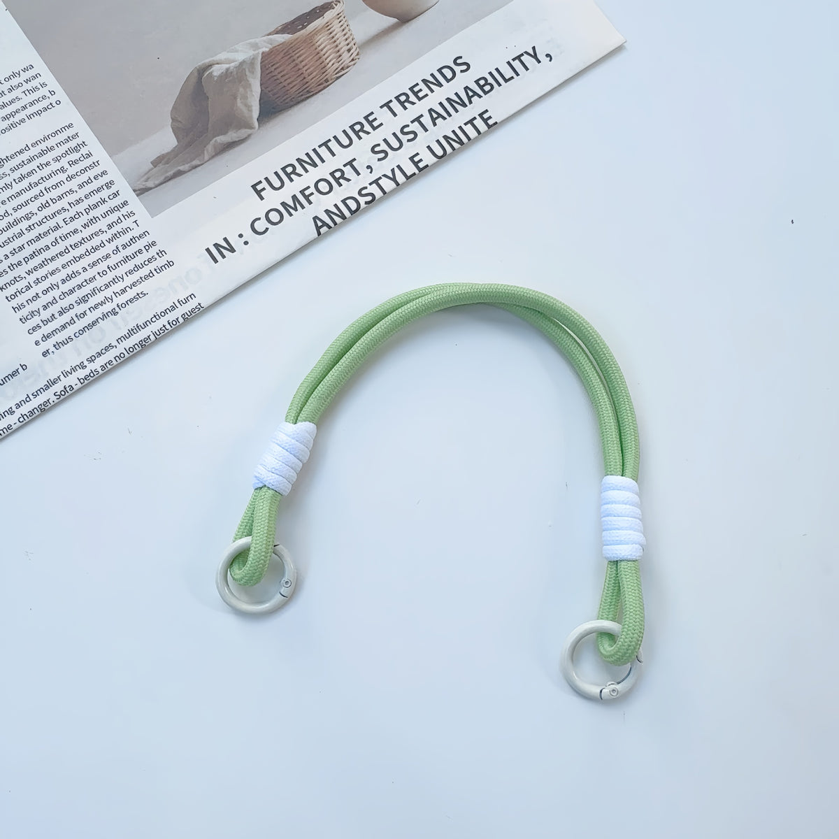 Vielseitiges Dual-Loop-Lanyard mit ID-Tag-Halter Brehn