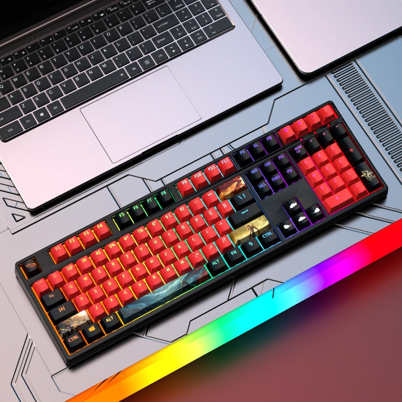 Custom Gaming-Tastatur mit RGB-Hintergrundbeleuchtung Brehn