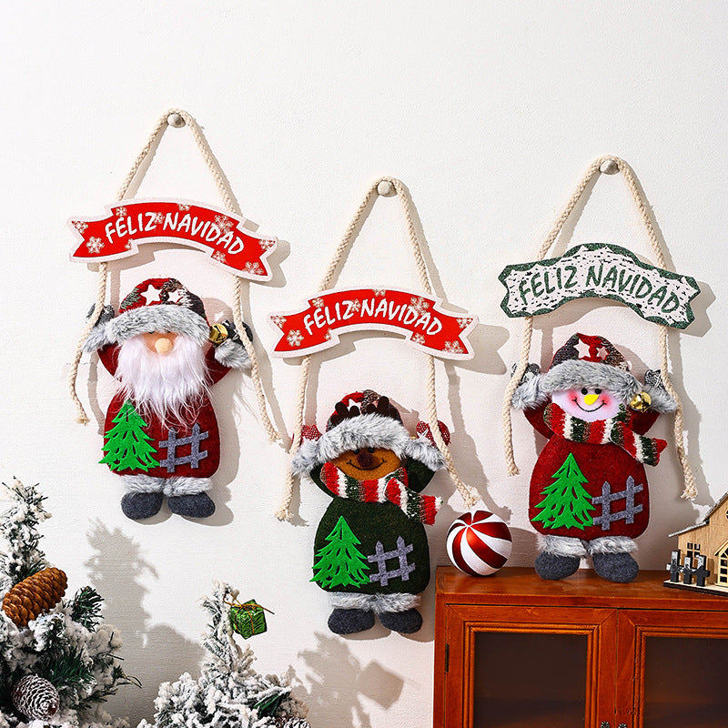 Deckendekoration mit Weihnachtsmann-Motiv Brehn