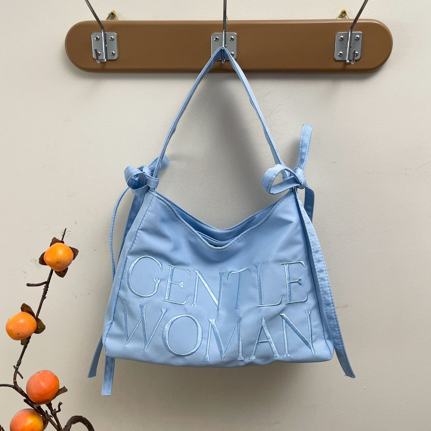 Stylische Satin Bucket Bag Brehn