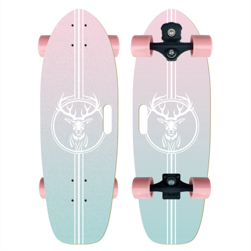 Skateboard mit individuellem Cartoon-Design Brehn