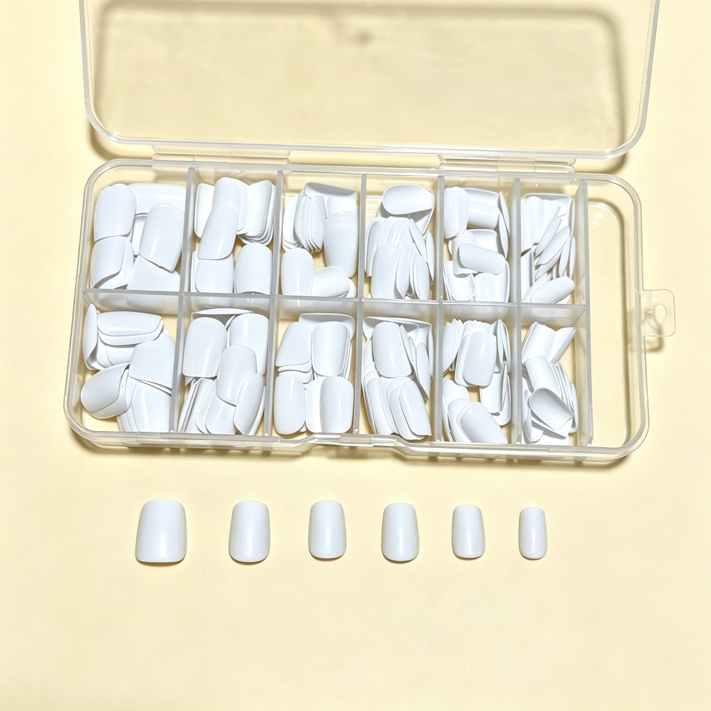 Premium Weiße Press-On Nagelspitzen Brehn