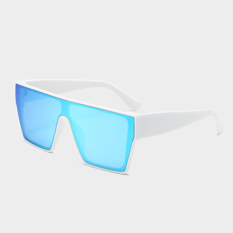 Damen modische Sonnenbrille mit angularen Gläsern Brehn