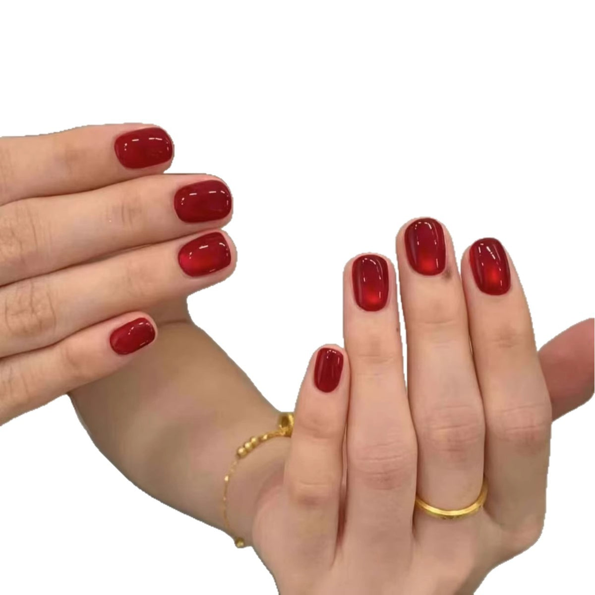 Glänzende Gel-Nagelverlängerungen Brehn