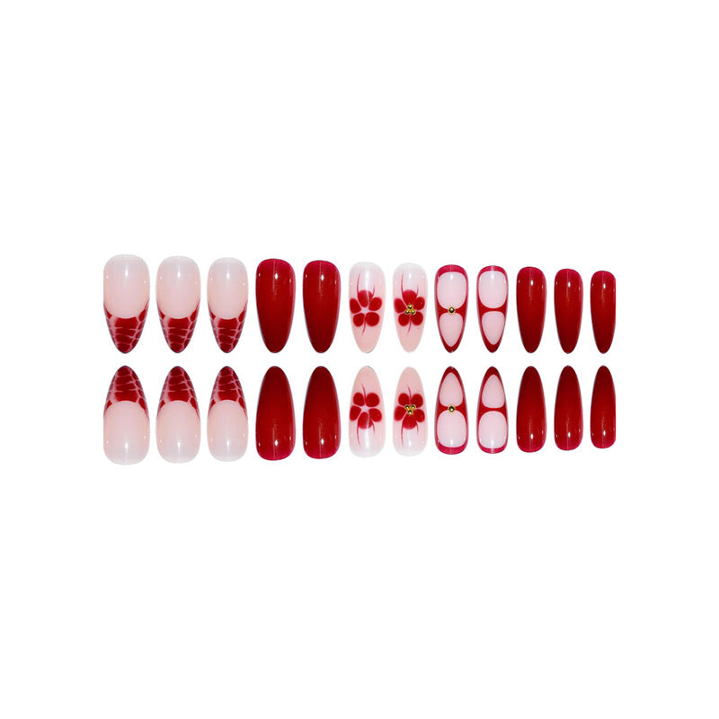 Elegantes Stiletto Drucknagel-Design Brehn