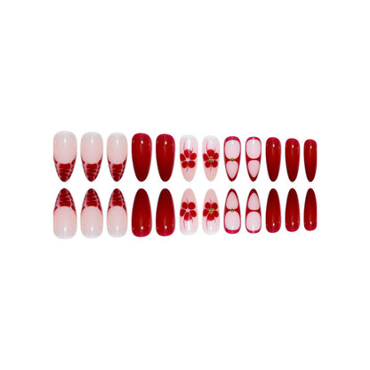 Elegantes Stiletto Drucknagel-Design Brehn