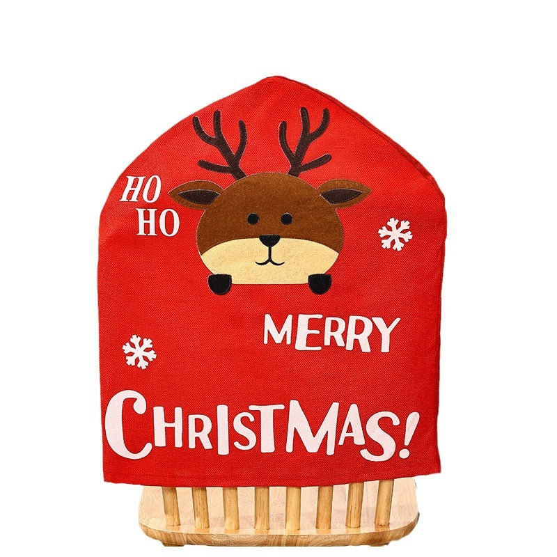 Festliche Stuhlüberzieher mit Weihnachtsmotiv Brehn