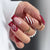 Festliches saisonales Press-On-Nagelset Brehn