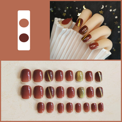 Ombre Glossy Press-On Nagelset