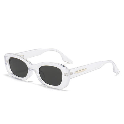 Retro-inspirierte quadratische Sonnenbrille