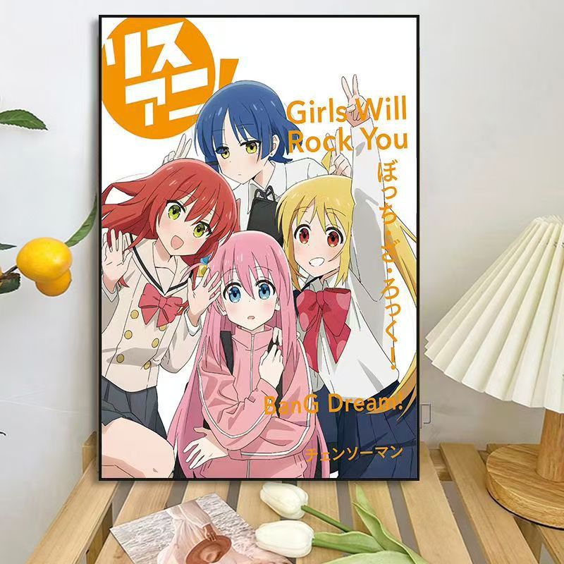 Anime-inspirierte Charakter-Wandkunst Druck Brehn