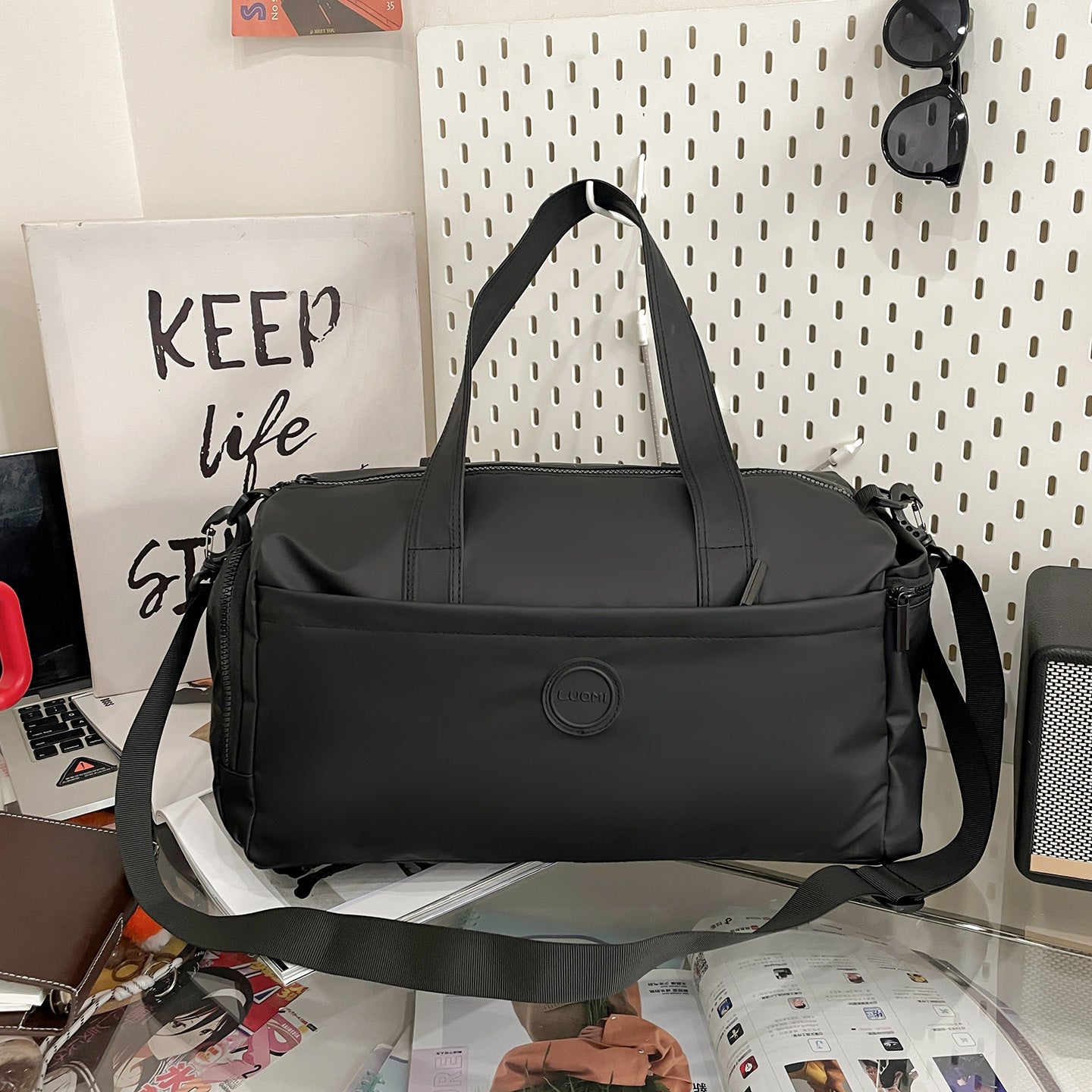 Funktionale Wochenend-Duffel-Tasche