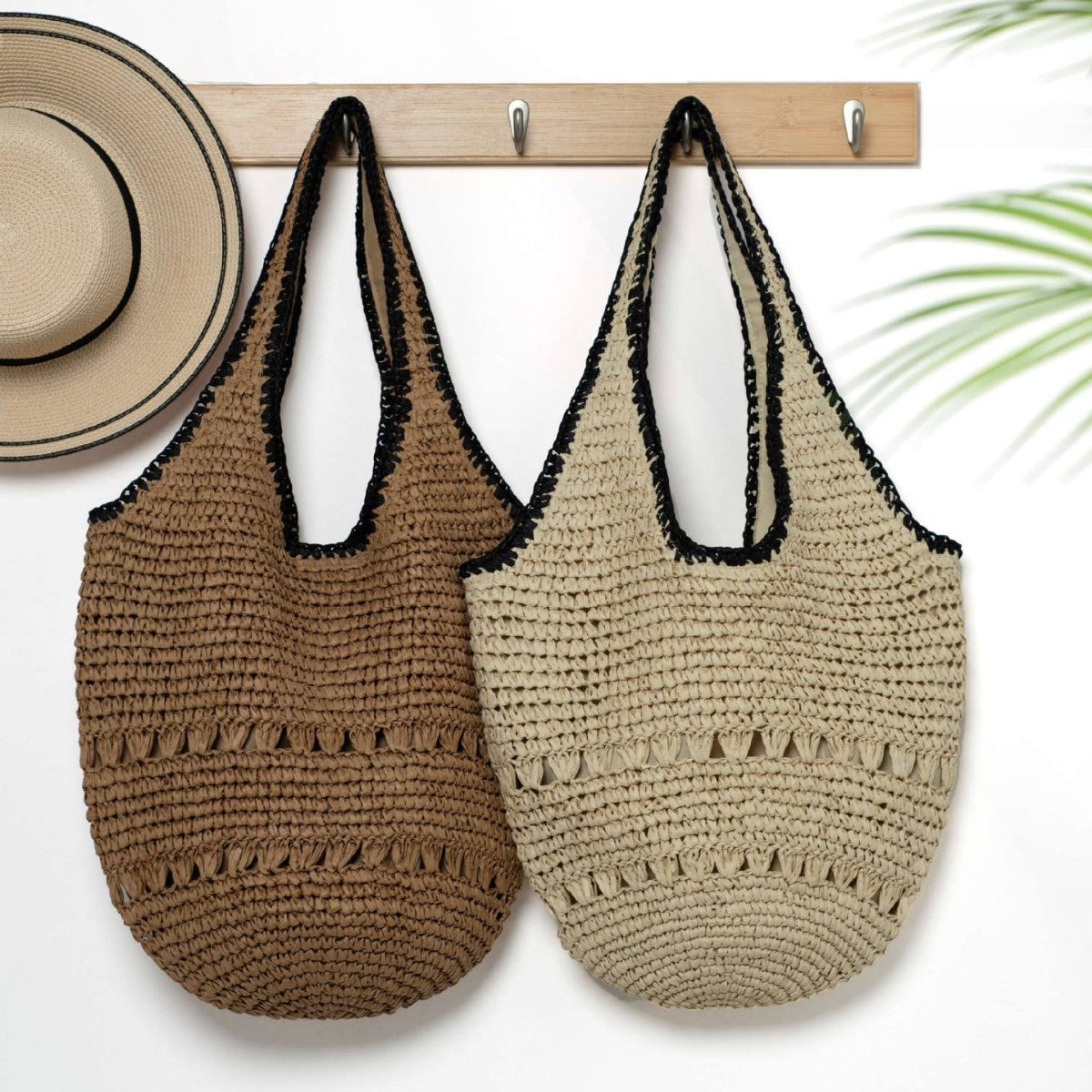 Handgefertigte Basttasche mit Raffiniertem Design Brehn