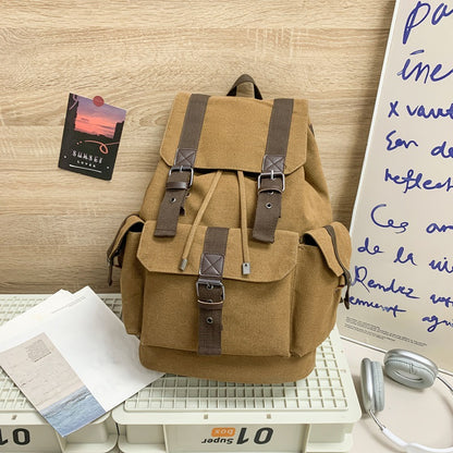 Stilvolle Canvas-Rucksack