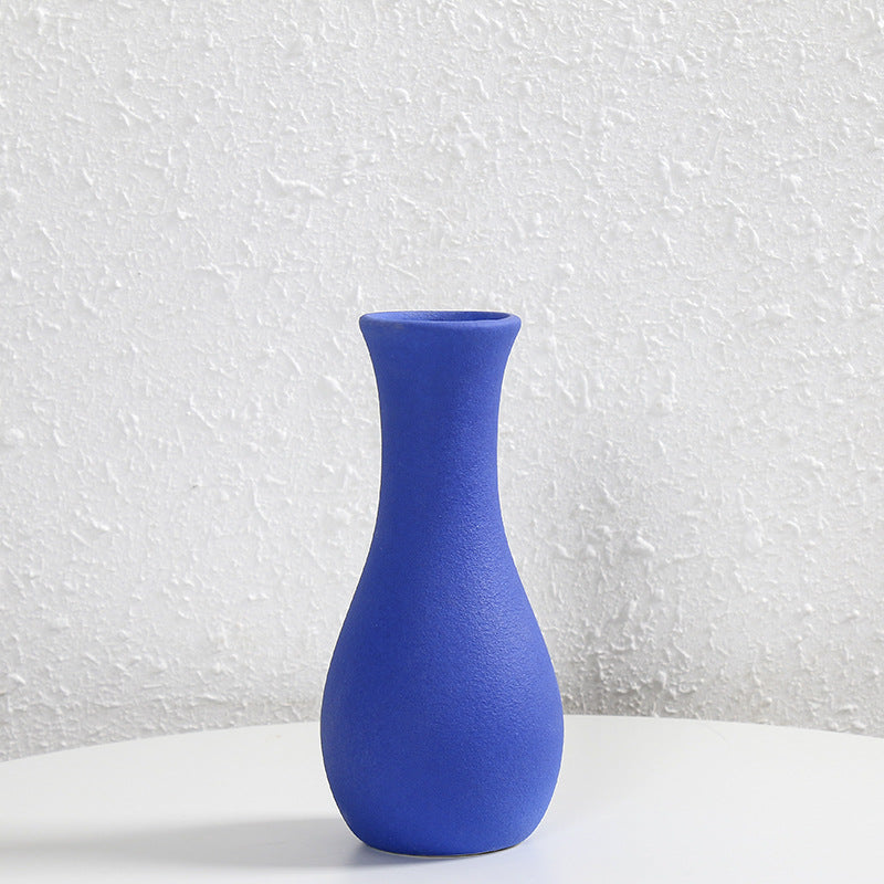 Zeitgenössische Matte Keramik Blumenvase Brehn