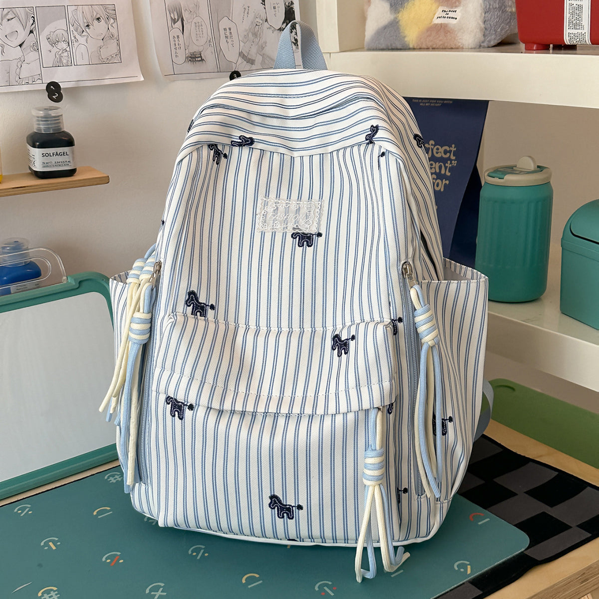 Gemusterter Utility-Rucksack Brehn