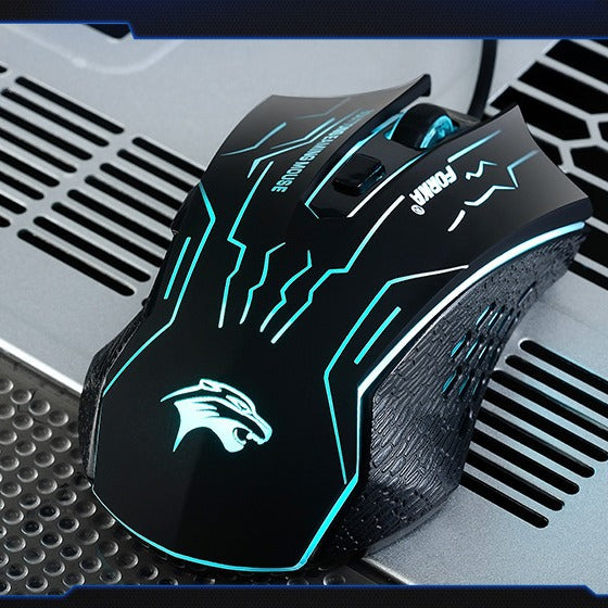 Hochleistungs-RGB-Gaming-Maus mit ergonomischem Design Brehn