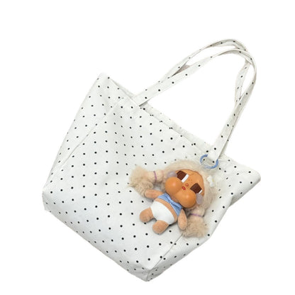 Trendige Baumwolltasche mit Punkten Brehn
