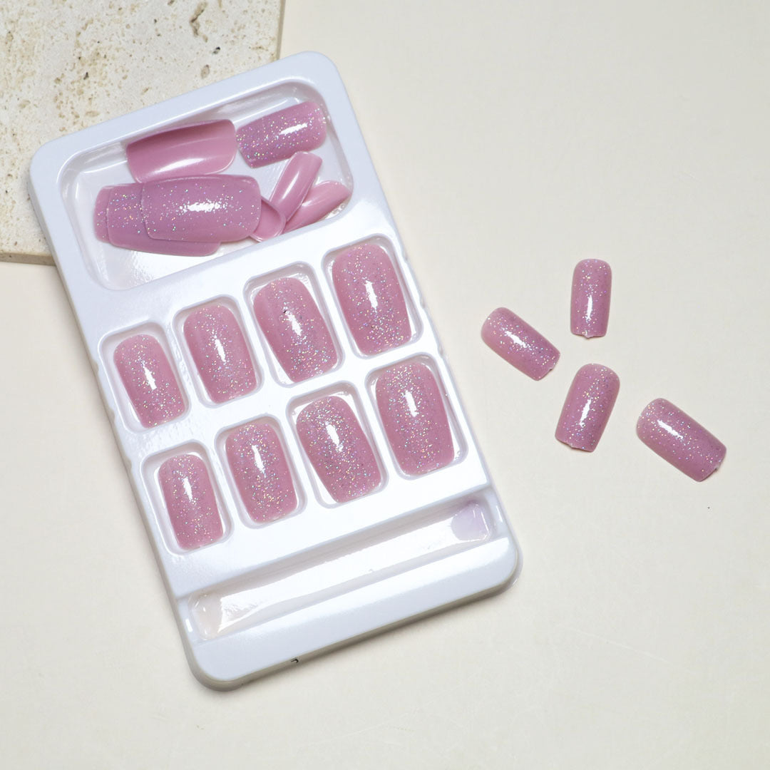Sparkling Glam Press-On Nagelset Brehn