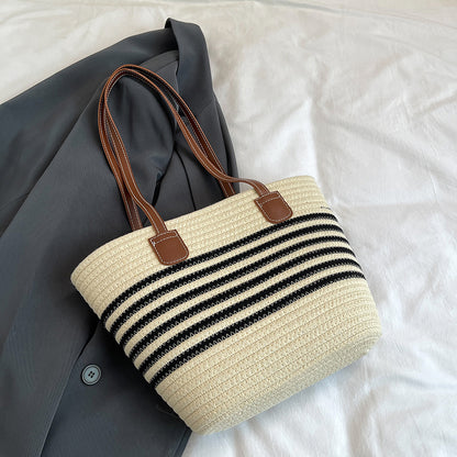 Gestreifter Gewebter Strandtasche Brehn