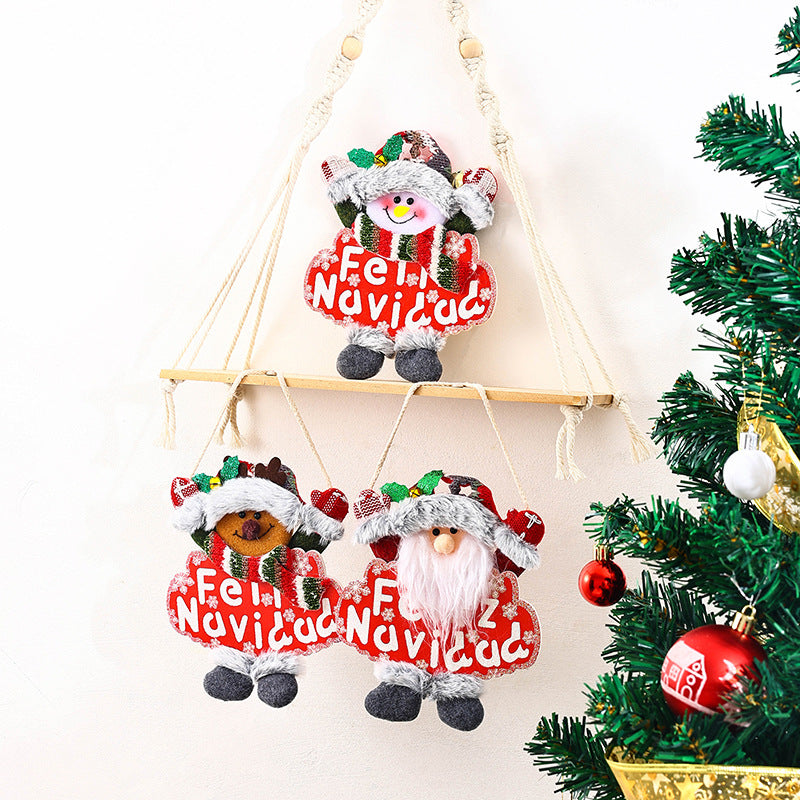 Festliche Weihnachtsbaumdekoration mit Schneemann-Motiv Brehn