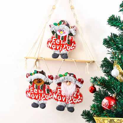 Festliche Weihnachtsbaumdekoration mit Schneemann-Motiv Brehn