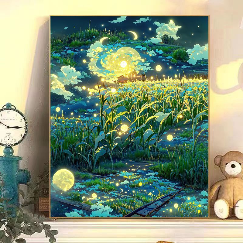 Fesselnde Mondlicht Landschaft Leinwand Kunst Brehn