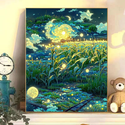 Fesselnde Mondlicht Landschaft Leinwand Kunst Brehn